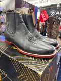 Minotauro men’s ankle boots fine black leather