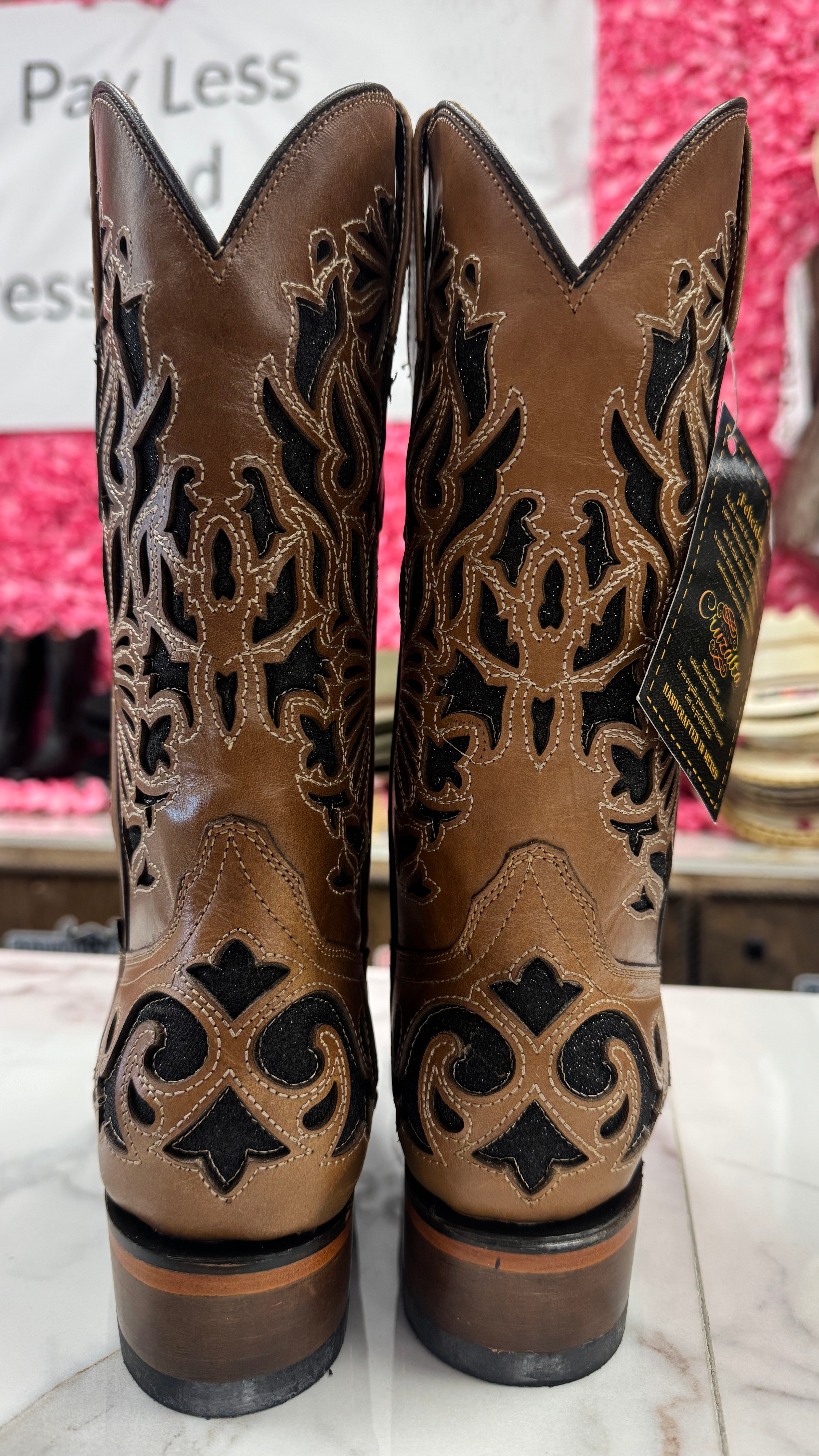 Cruzalta women’s boots brown leather
