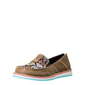women’s brown bomber/neon lights cruiser