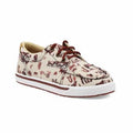 Kids twisted x kicks maroon & ivory
