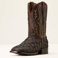 Men's Ariat Ashwood Wide Square Toe Cowboy Boot JAVA PIRARUCU|DEEP CHOCOLATE